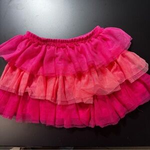 Girls size 12-18 mths | Children’s place | Pink and Coral | Layered Tulle Skirt